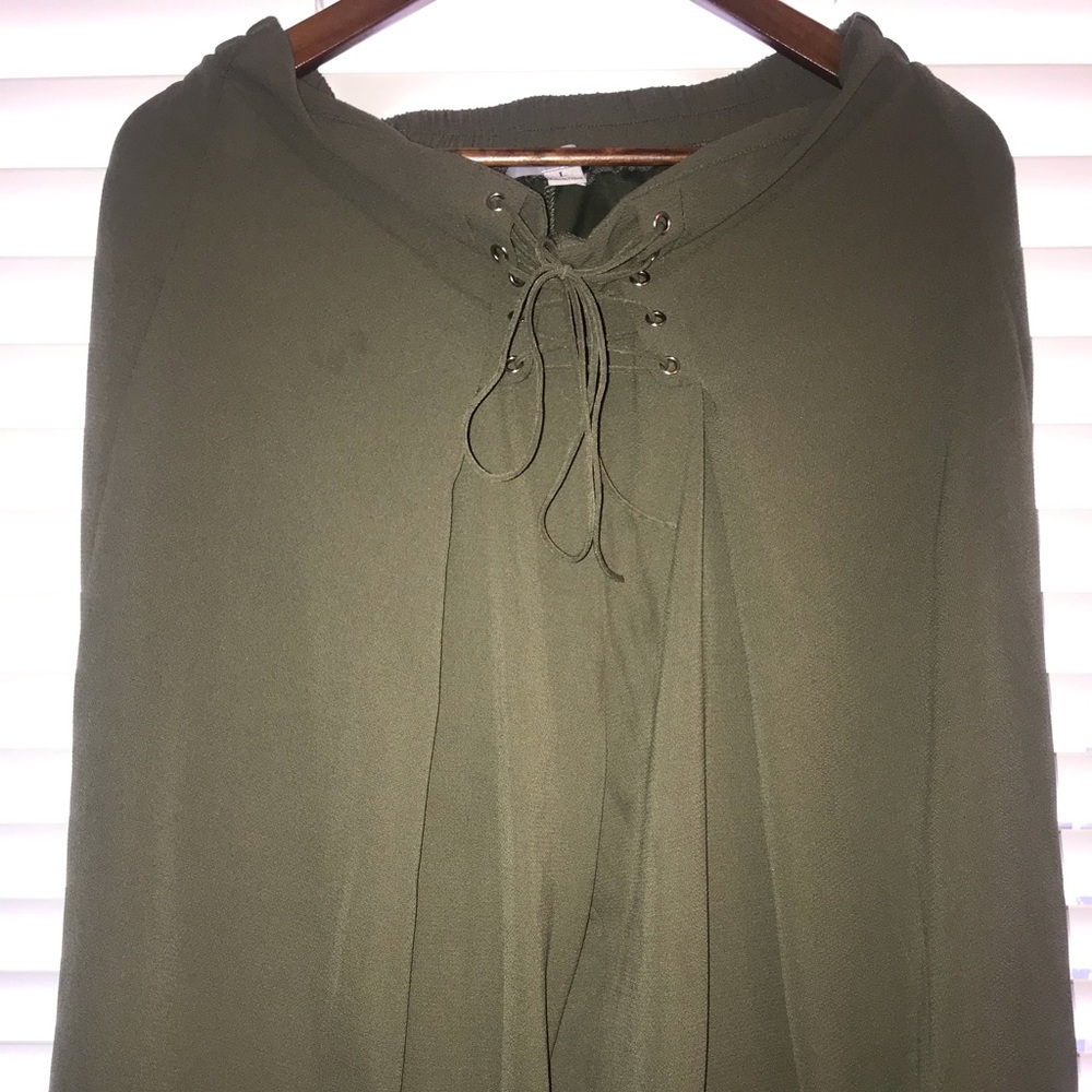 Wide leg palazzo like pants